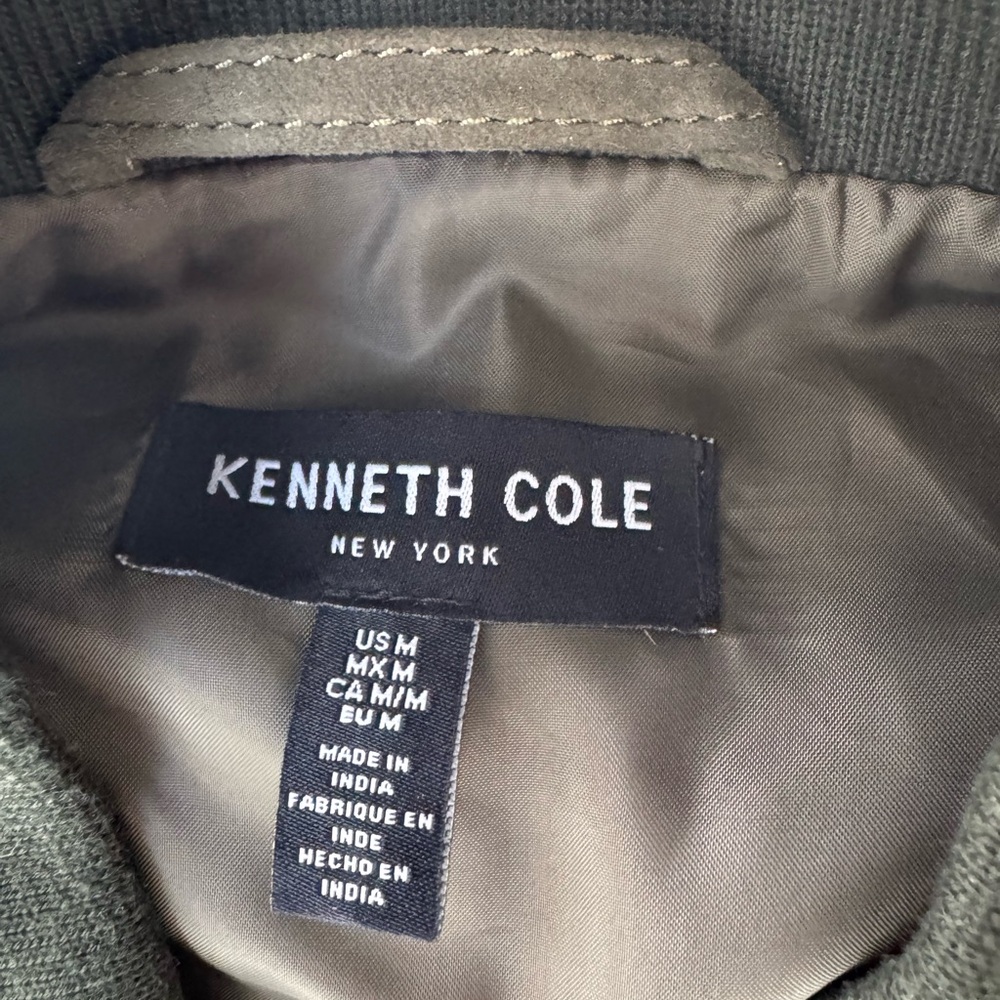 Kenneth Cole Dark Olive Outerwear